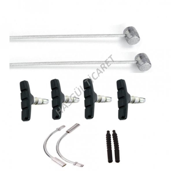 Hsgl Bisiklet Fren Papuç Pipo Körük Fren Tel Fren Bakım Seti Bisiklet Yedek Parça - 5