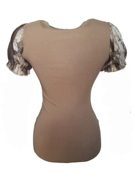 Pink Dream Fashion Kadın Penye Bluz P-02092 - 8