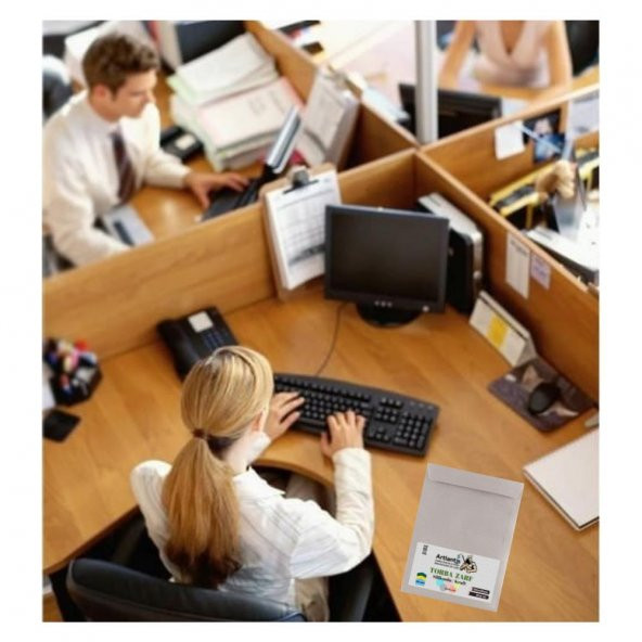 Torba Zarf 32x42 Cm Kraft 90 Gr Silikonlu 50li 1 Paket Artlantis 320*420 Mm Torba Zarf Kraft 50 li 1 Paket - 4