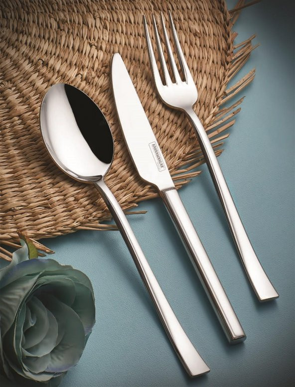 Kahramanlar Çatal Kaşık Bıçak Seti S-Form 90 Parça