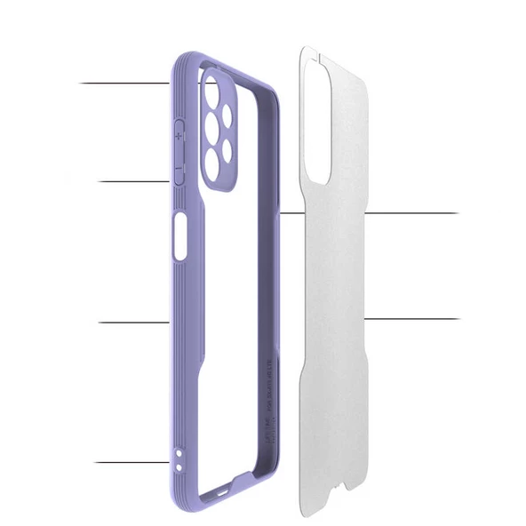 Galaxy A13 4G Kılıf Parfe Kenarları Pastel Renk Silikon Kılıf - Resim 10