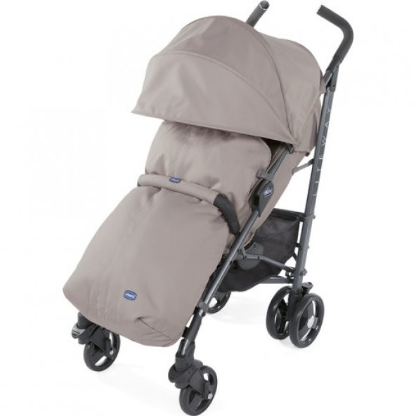 Chicco Lite Way 3 Top Baston Bebek Arabası - Dark Bej - 2