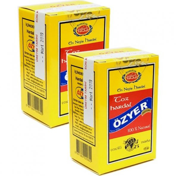 Özyer Hardal Tozu 60 gr - 2 li