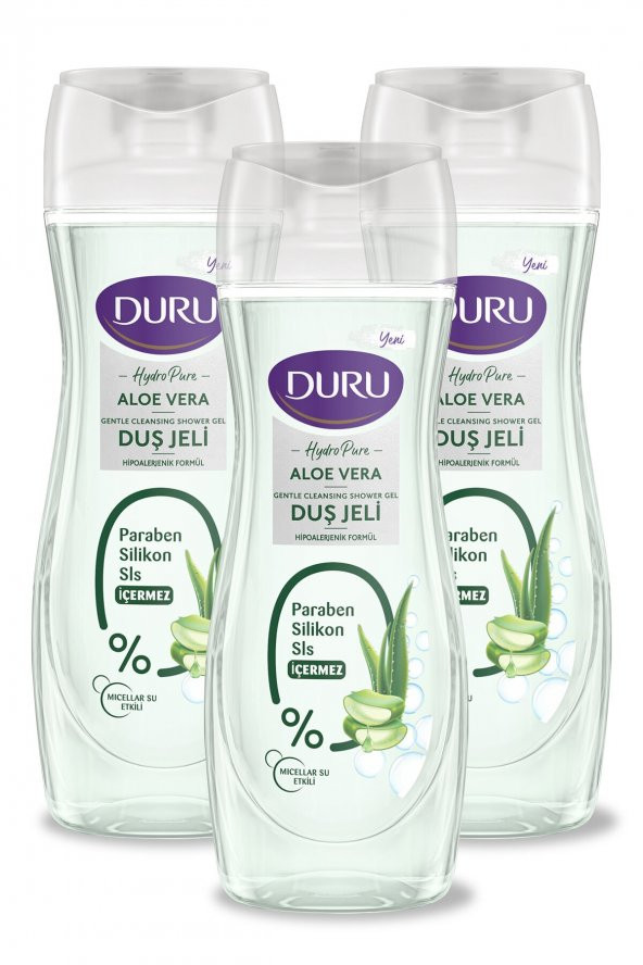 Micellar Aloevera Duş Jeli 3x450ml