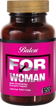 BLN FORWOMAN BİTKİ EKSTRATLARI KARIŞIMI KAPSÜL 620MG* 120