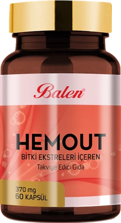 BLN HEMOUT BİTKİ EKSTRELERİ İÇEREN KAPSÜL 370 MG*60