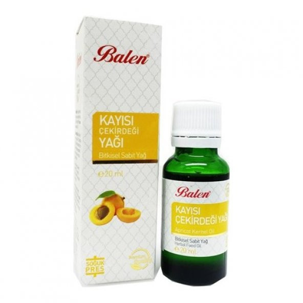 Balen Kayısı Çekirdeği Yağı 20 ml. (Soğuk Pres) ürün görseli