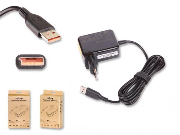 Lenovo ideaPad Yoga 3 14 Şarj Adaptörü (40W) 20V 2A