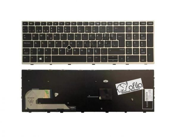 HP EliteBook 750 G5 755 G5 850 G5 855 G5 Klavye (Siyah TR)