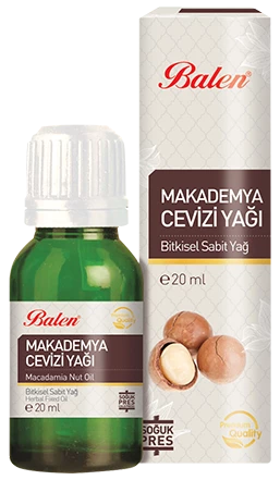 BLN MAKADEMYA CEVİZİ YAĞI (Soğuk Pres) 20 ML