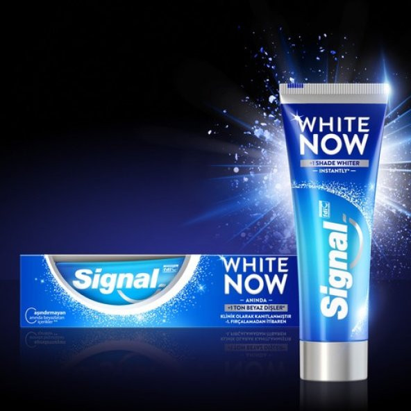 Signal Diş Macunu White Now Anında +1 Ton Beyaz Dişler 75 ML - 6