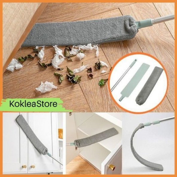 Ankaflex Portatif Toz Temizleyici Toz Giderme Ev Temizlik Araçları Yatak Alt Boşluk Toz Toplayıcı Fırça - Resim 2