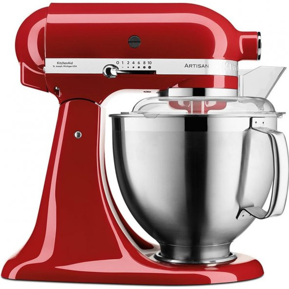 Kitchenaid Artisan 5Ksm185pseer Empire Red 4.8 Litre Stand Mikser