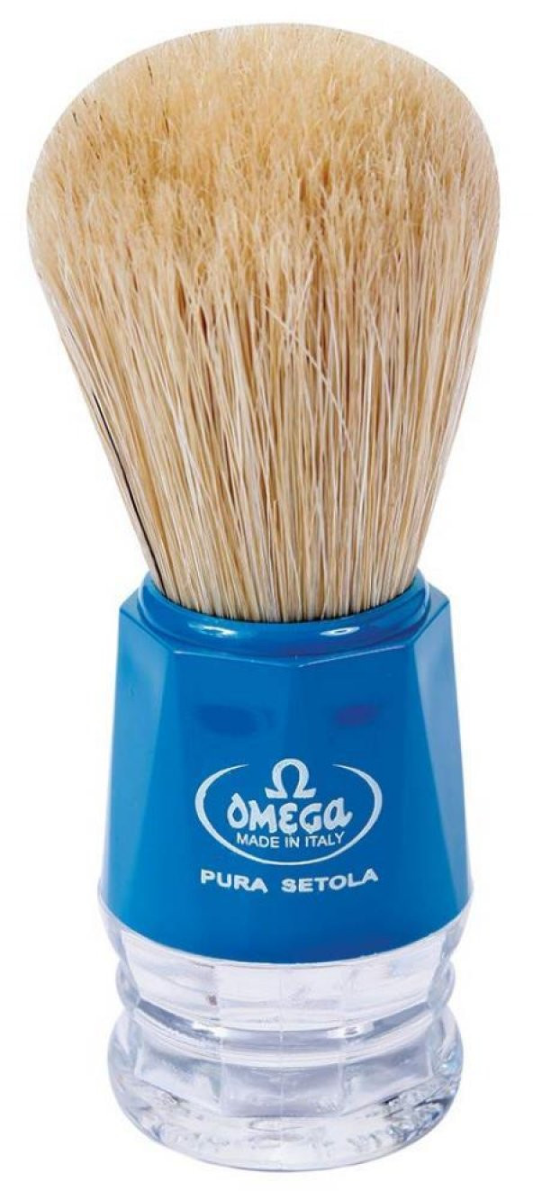 Omega 10018 Omega Sakal Tıraş Fırçası Mavi