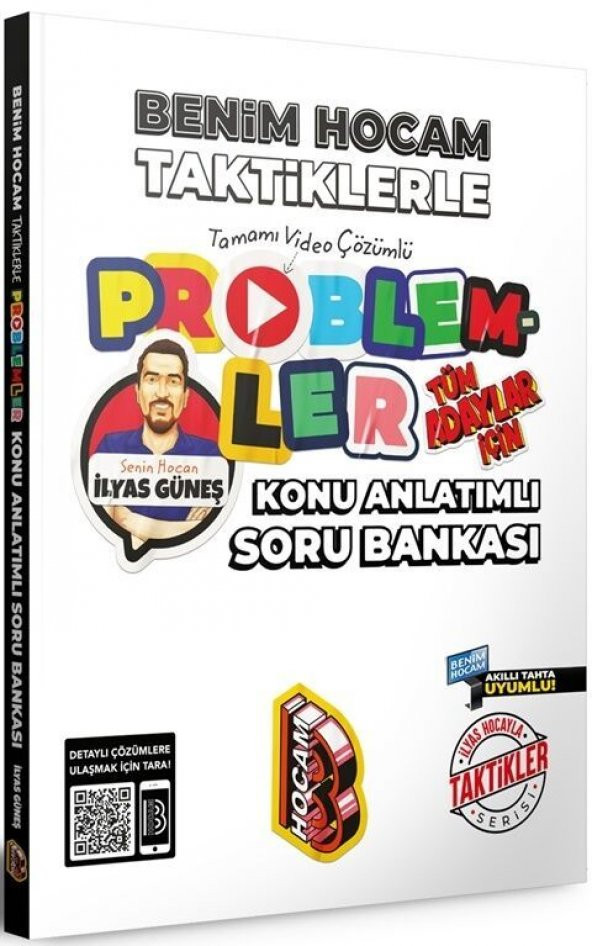 Tüm Adaylar İçin Taktiklerle Problemler Konu Anlatımlı Soru Bankası Benim Hocam Yayınları
