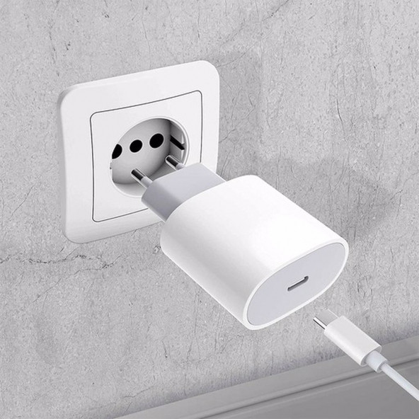 Apple Iphone Uyumlu 12 Pro Hızlı Şarj Aleti Seti 20w Adaptör Usb-C - 4