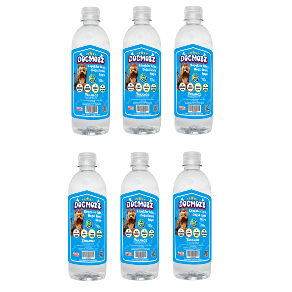 DogMozz Dog Water Köpekler Için Doğal Içme Suyu 700 Ml X 6 Adet