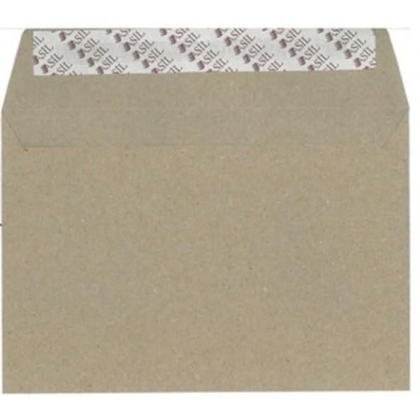 Mektup Zarfı Kraft 11,4x16,2 90 gr. 500 adet silikonlu