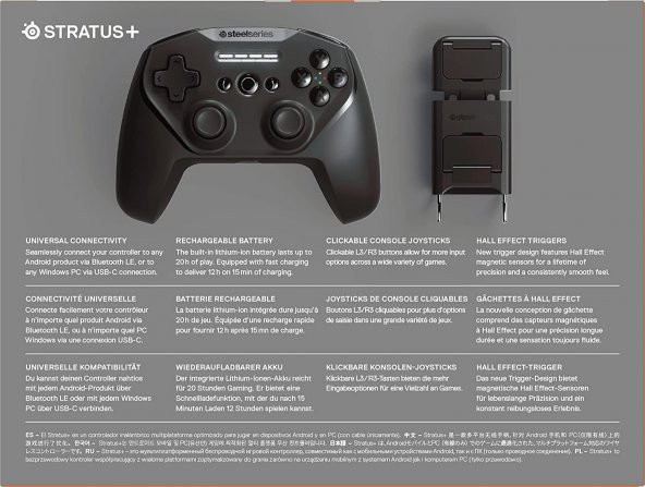 Steelseries Stratus+ Plus Android Ve Windows İçin Bluetooth Oyun Kumandası - 9