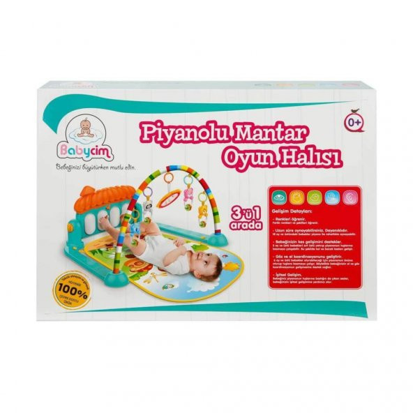 Babycim Piyanolu Mantar Oyun Halısı - 5