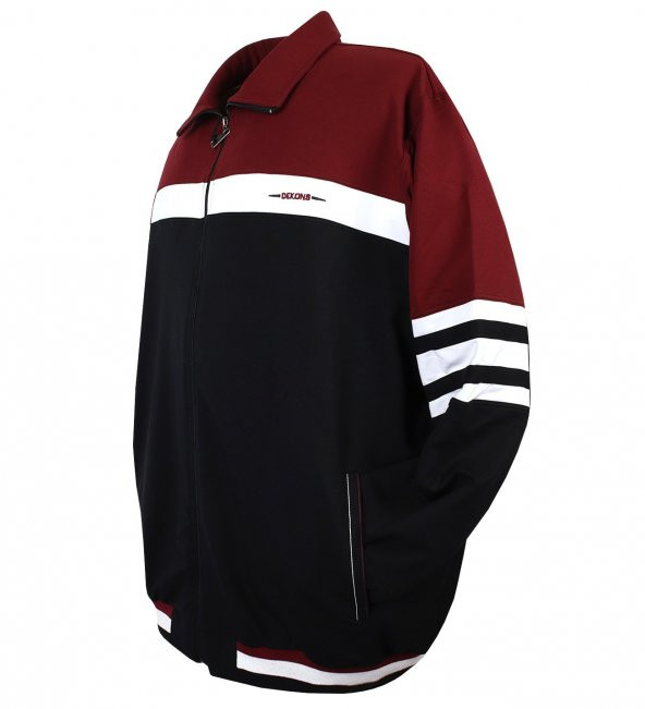 Erkek Büyük Beden Battal Boy Likralı Eşofman Takımı 7XL-10XL - 5