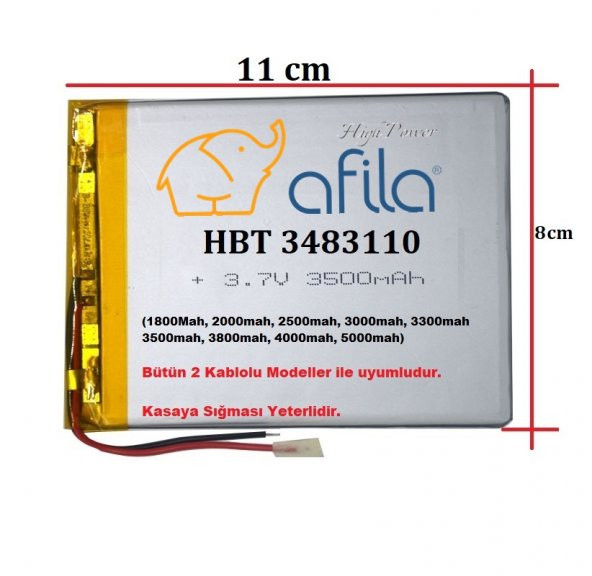 General Home Fun Tab GH-977, GH-997 Batarya Pil - 2