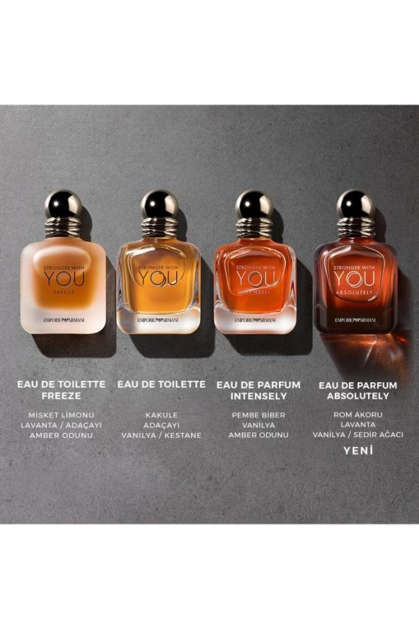 Emporio Armani Stronger With You Intense Erkek Parfüm 100 ML EDP - 7