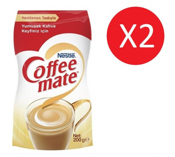 Nestle Coffee Mate Süt Tozu 200 Gr X 2Adet