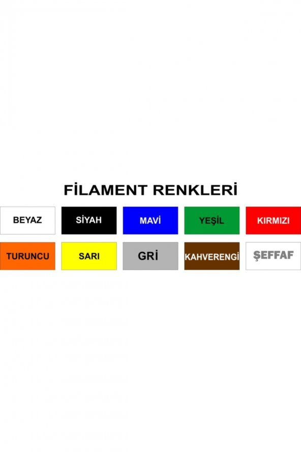 3d Kalem Yazıcı Için 10 Renk 50 Metre (10 X 5 Metre) 3D Kalem Filamenti Pla - 3