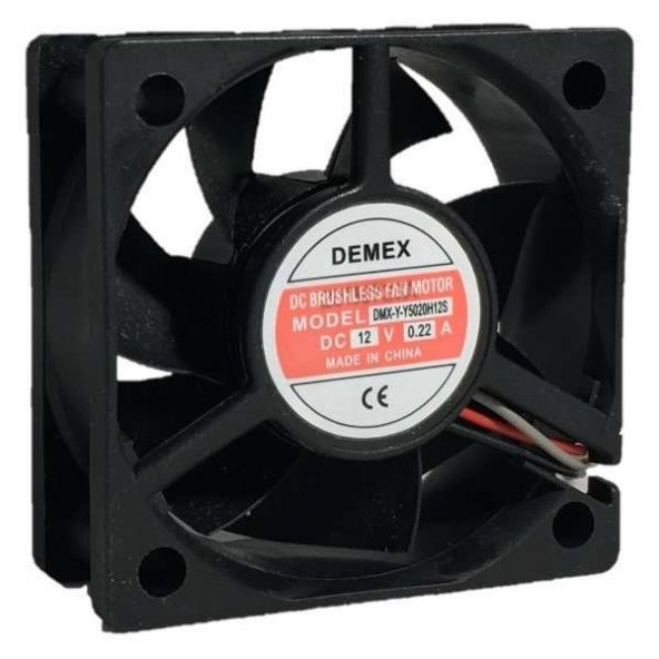 Demex 50X50X20Mm 12V Dc Kare Fan
