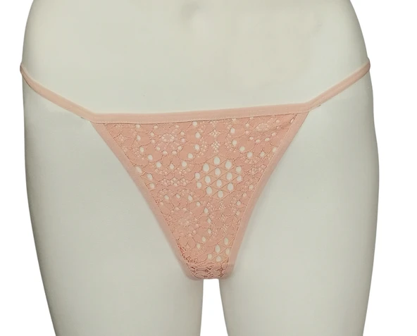 ASM0294 Bayan Yavruağzı Gelbana Danteli String