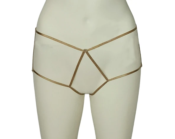 ASM0295 Kadın Gold Kasalı İstekli Boxer Külot