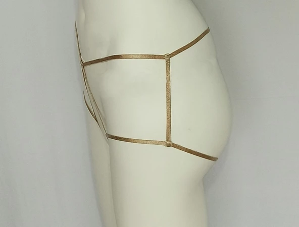 ASM0295 Kadın Gold Kasalı İstekli Boxer Külot - 4