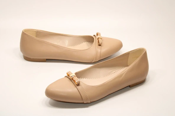 SEDEF KAYMAZ DÜZ TABAN TOKA DETAY KLASİK-SPOR  GÜNLÜK BABET AYAKKABI - 6