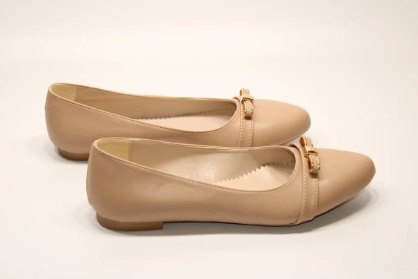 SEDEF KAYMAZ DÜZ TABAN TOKA DETAY KLASİK-SPOR  GÜNLÜK BABET AYAKKABI - 8