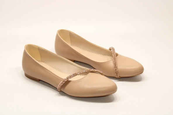 SEDEF KAYMAZ DÜZ TABAN TOKA DETAY KLASİK-SPOR GÜNLÜK BABET AYAKKABI