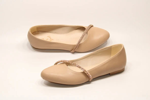 SEDEF KAYMAZ DÜZ TABAN TOKA DETAY KLASİK-SPOR GÜNLÜK BABET AYAKKABI - 2