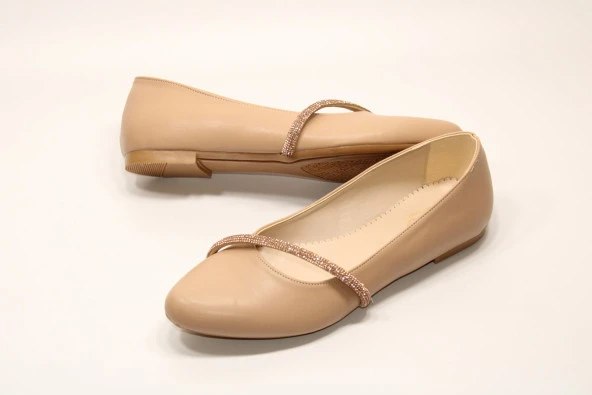 SEDEF KAYMAZ DÜZ TABAN TOKA DETAY KLASİK-SPOR GÜNLÜK BABET AYAKKABI - 3