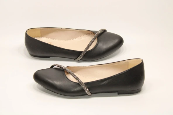 SEDEF KAYMAZ DÜZ TABAN TOKA DETAY KLASİK-SPOR GÜNLÜK BABET AYAKKABI - 7