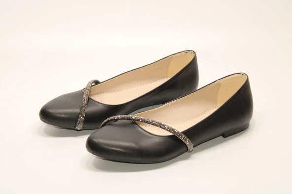 SEDEF KAYMAZ DÜZ TABAN TOKA DETAY KLASİK-SPOR GÜNLÜK BABET AYAKKABI - 8