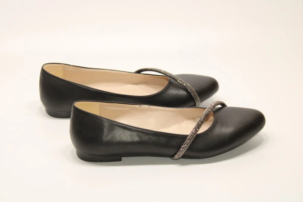 SEDEF KAYMAZ DÜZ TABAN TOKA DETAY KLASİK-SPOR GÜNLÜK BABET AYAKKABI - 9