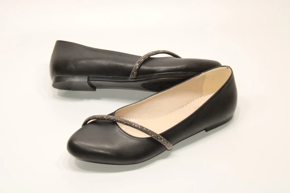 SEDEF KAYMAZ DÜZ TABAN TOKA DETAY KLASİK-SPOR GÜNLÜK BABET AYAKKABI - 10