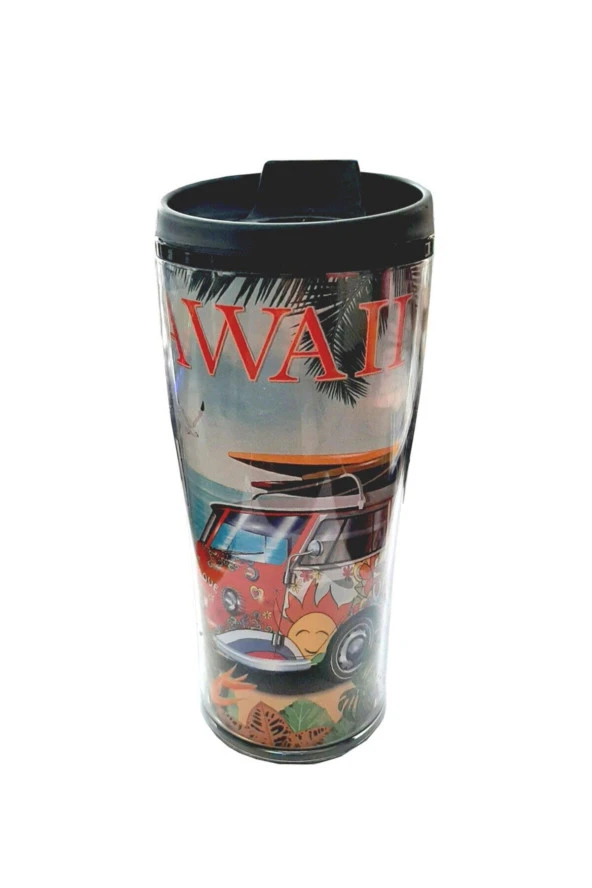 Herevin Desenli Konik Mug Kahve Bardağı Hawaii 440 Cc