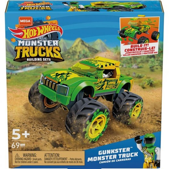 Hot Wheels Mega Gunkster Monster Truck MTL-HDJ94