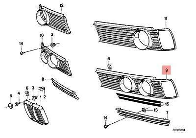 BMW E21 PANJUR SOL 1976-1983 51131834989 - 2
