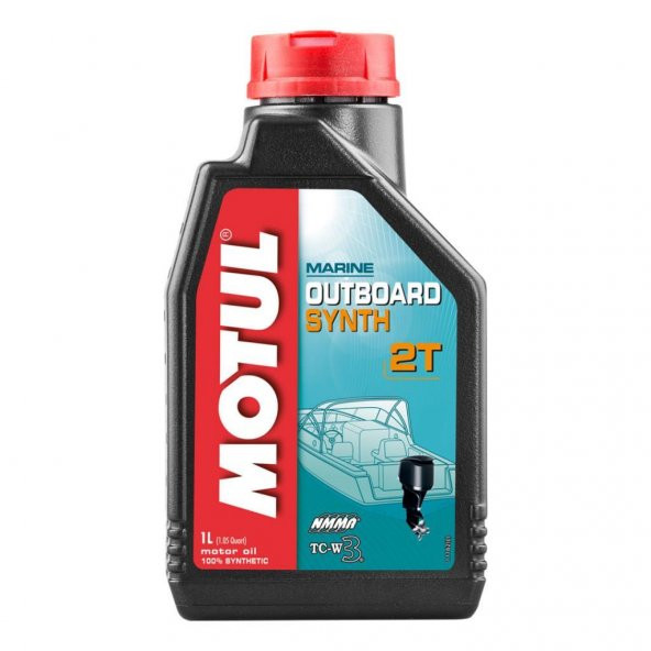 Motul Marine Outboard SYNTH 2T 1 Lt Tam Sentetik Motor Yağı