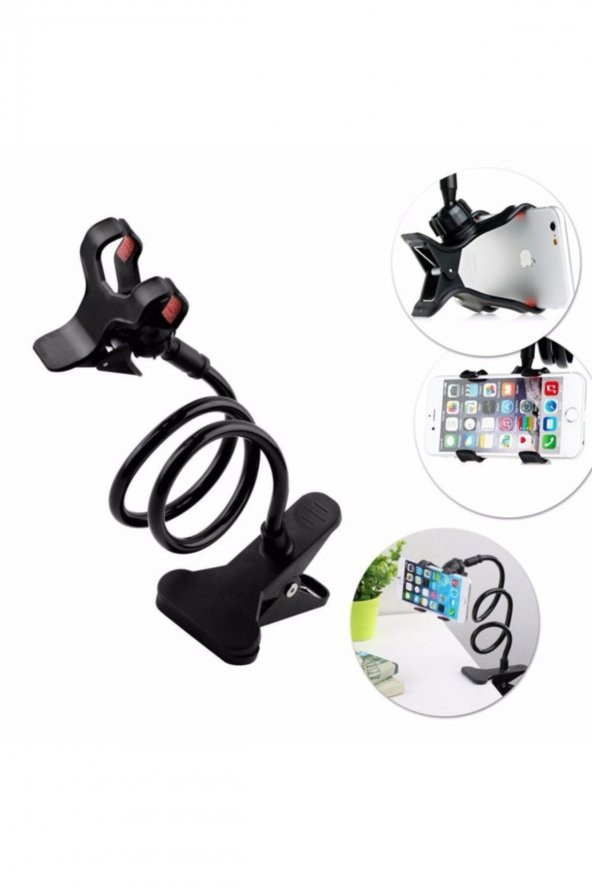 Akrobat Siyah Telefon Tutucu Oynar Başlıklı - 2