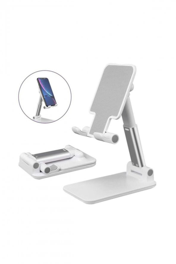 Masaüstü Katlanabilir Tablet Ve Telefon Tutucu 2 Kademeli Stand - 4