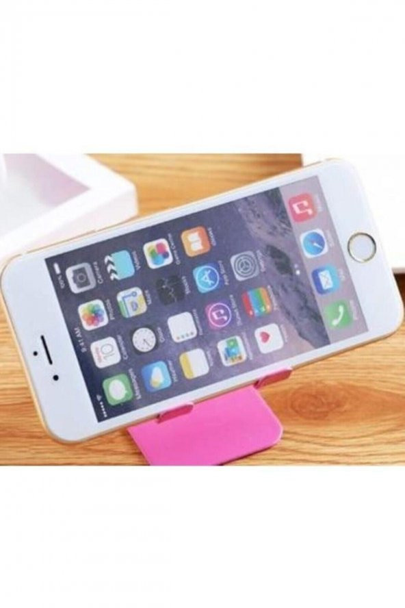 Beyaz Cep Telefonu Ve Tablet Pc Sarj Standı Insan Şekilli Telefon Tablet Tutacağı Tutacak
