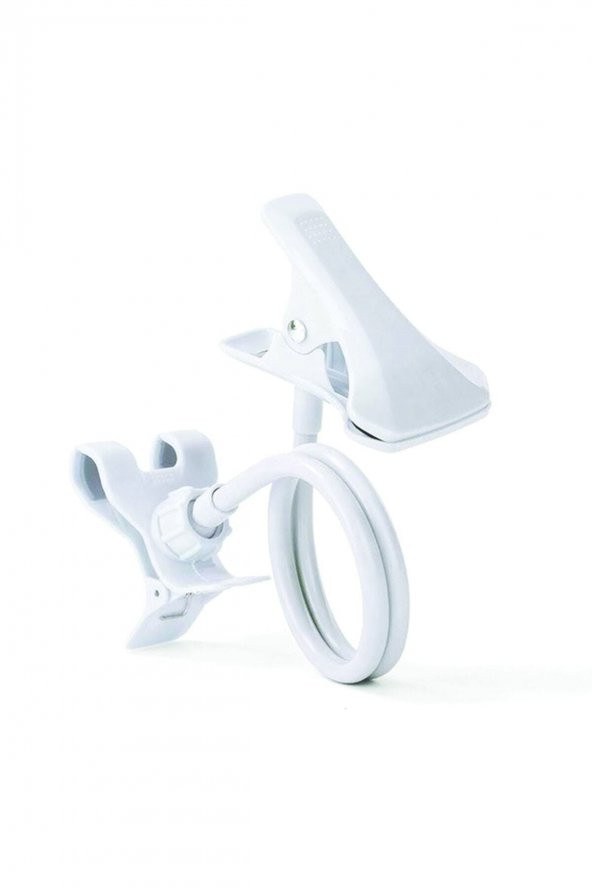 Esnek Masa Üstü Akrobat Telefon Tutucu Ofis Masa Yatak Araç Içi Akrobat-beyaz - 4